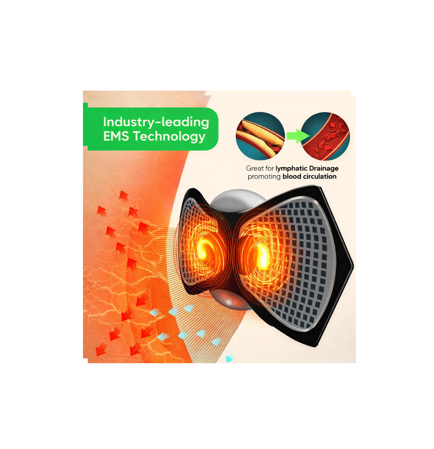 FLEXGEAR Wireless Mini Massager Body Massager Machine